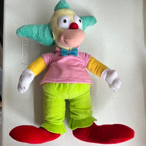 Colorful Clown Plush Toy with Red Shoes - Picture 1 of 1